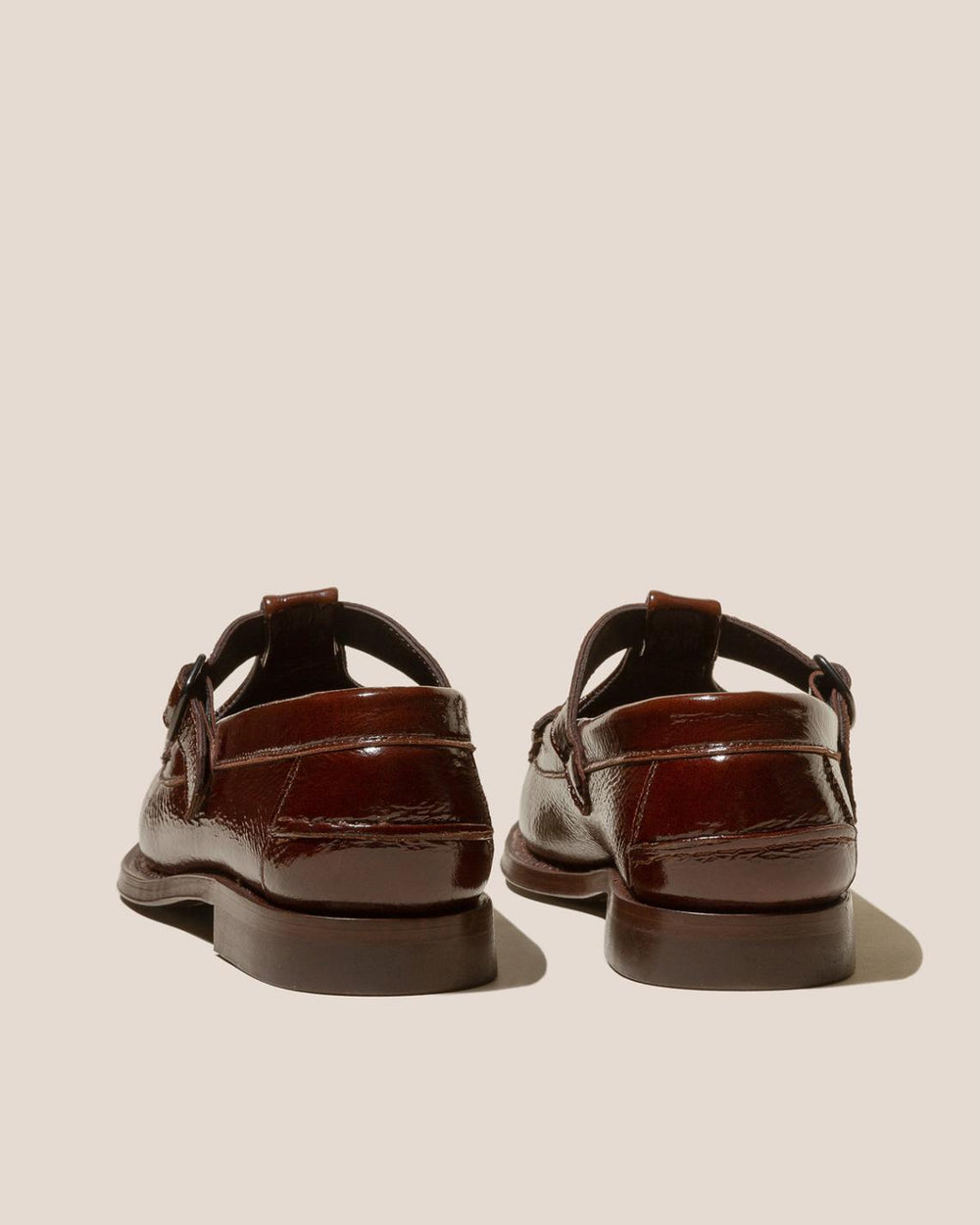 Hereu Loafers | ALBER CRINKLED GLOSSY - T-bar Loafer - Women