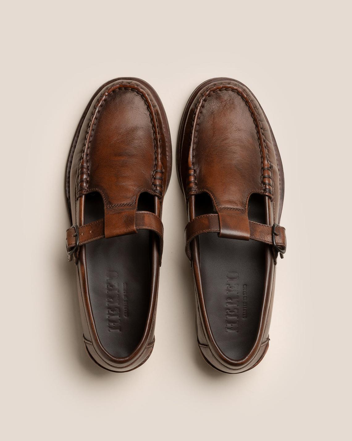 Hereu Loafers | ALBER DUOTONE - T-bar Loafer - Women
