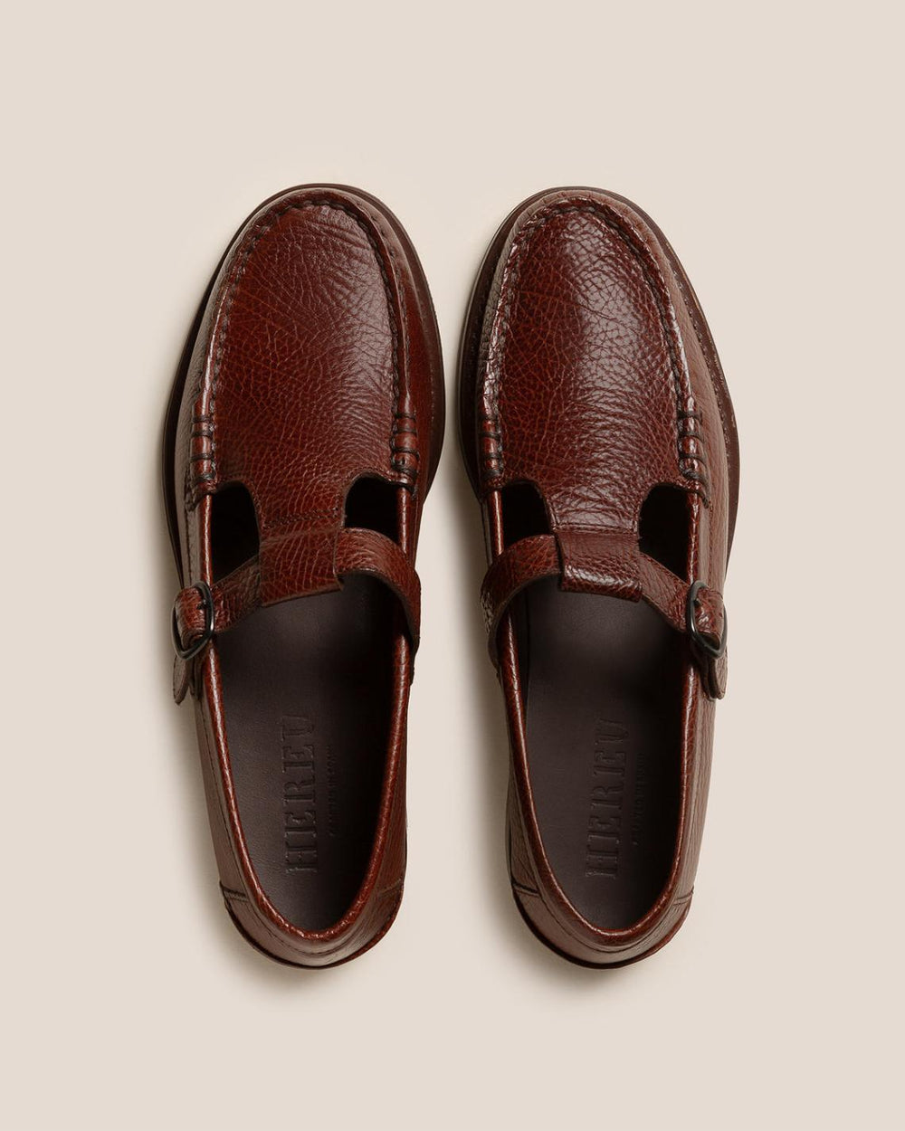 Hereu Loafers | ALBER GRAINY - T-bar Loafer - Women