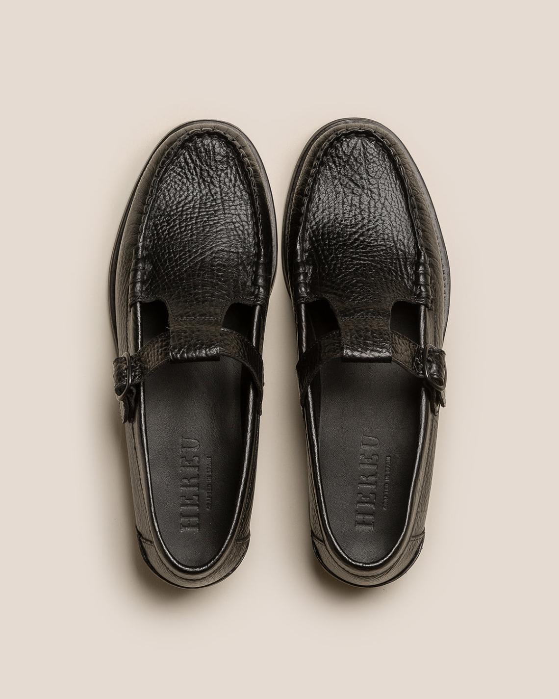 Hereu Loafers | ALBER GRAINY - T-bar Loafer - Women