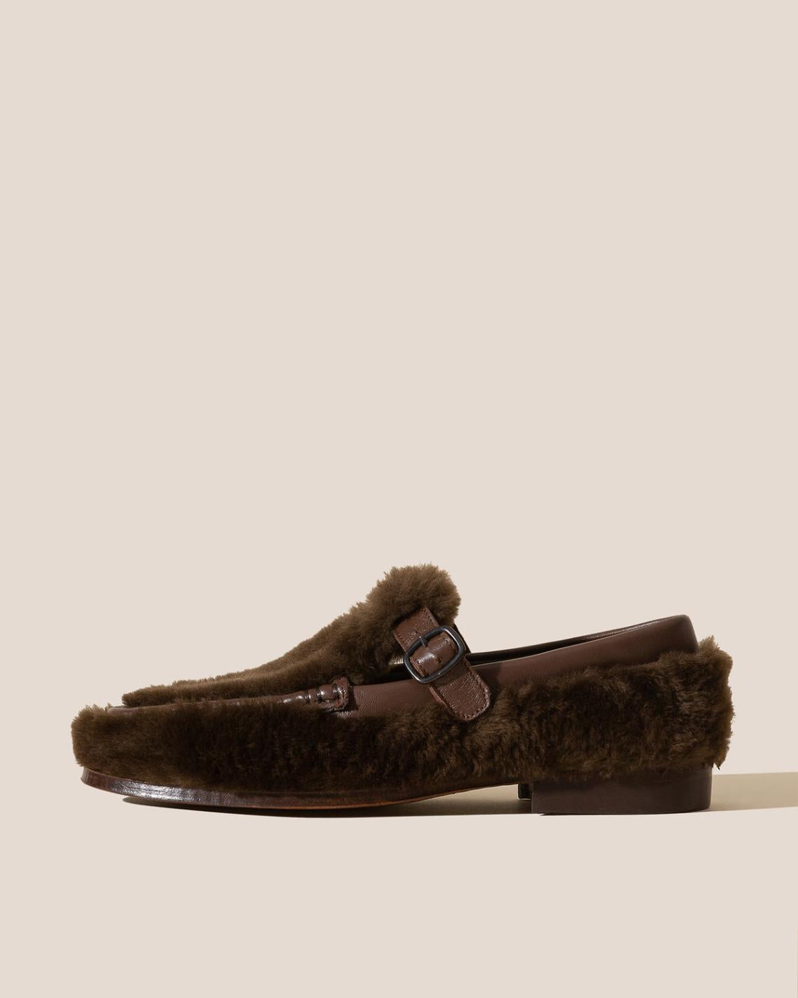 Hereu Loafers | ALBER SHEARLING - T-Bar Loafer - Men