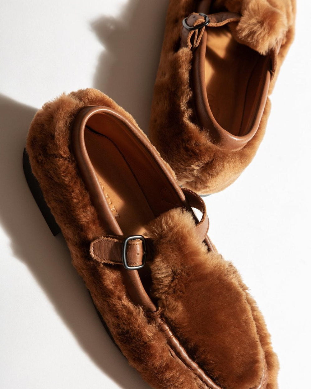 Hereu Loafers | ALBER SHEARLING - T-bar Loafer - Men