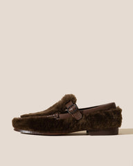 Hereu Loafers | ALBER SHEARLING - T-Bar Loafer - Women