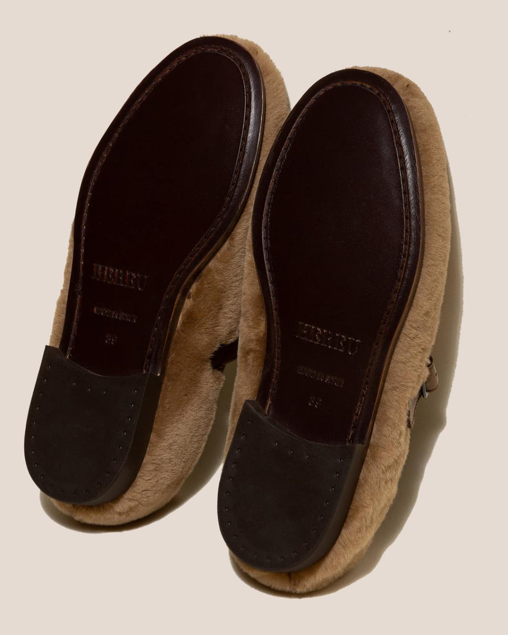 Hereu Loafers | ALBER SHEARLING - T-Bar Loafer - Women
