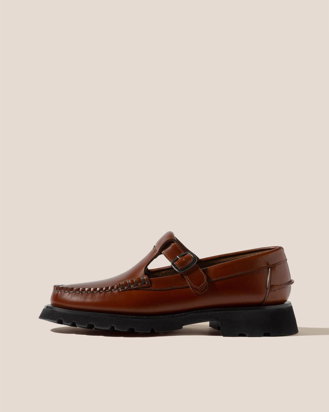 Hereu Loafers | ALBER SPORT - Tread Sole T-Bar Loafer - Women
