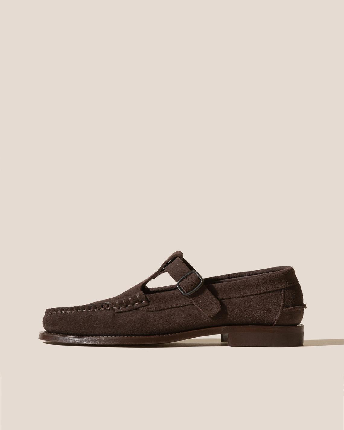 Hereu Loafers | ALBER SUEDE - T-bar Loafer - Women