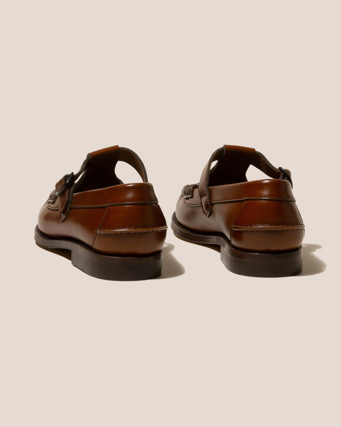 Hereu Loafers | ALBER - T-bar Loafer-reddish-tan - Women
