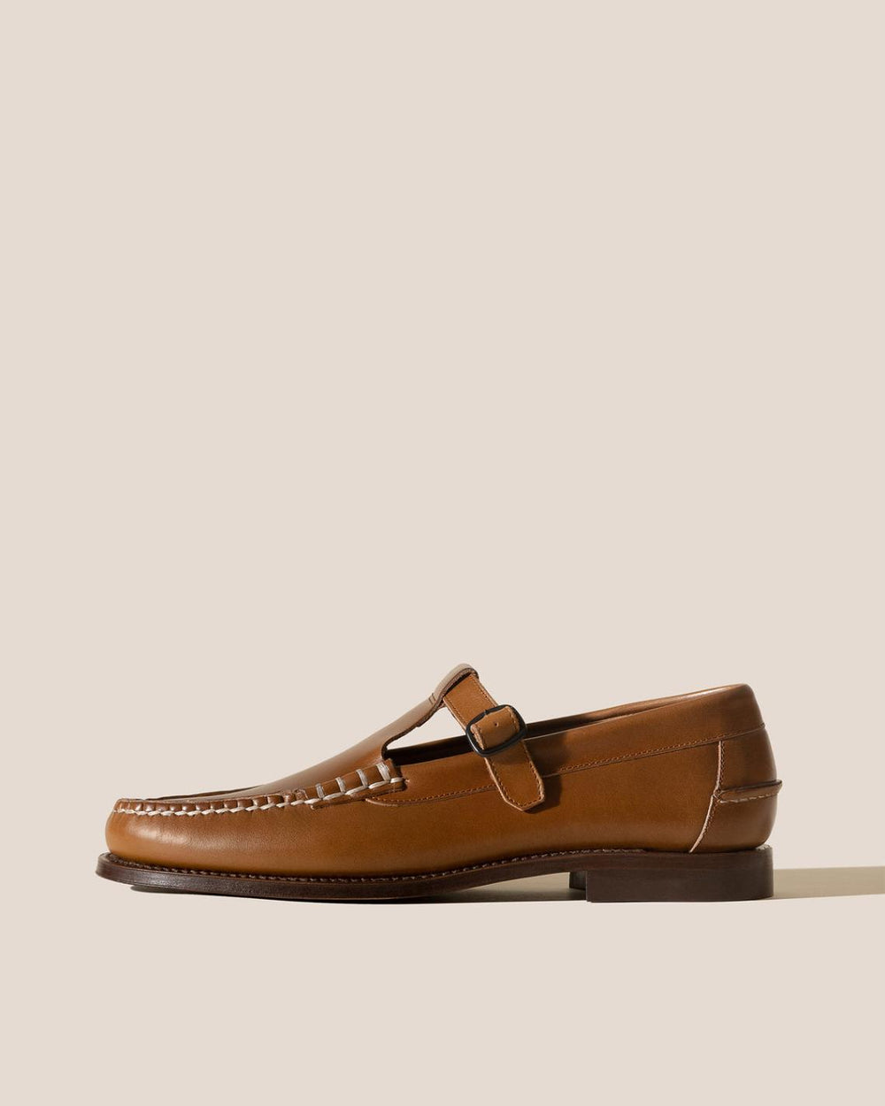 Hereu Loafers | ALBER VEG TAN - T-bar Loafer - Men