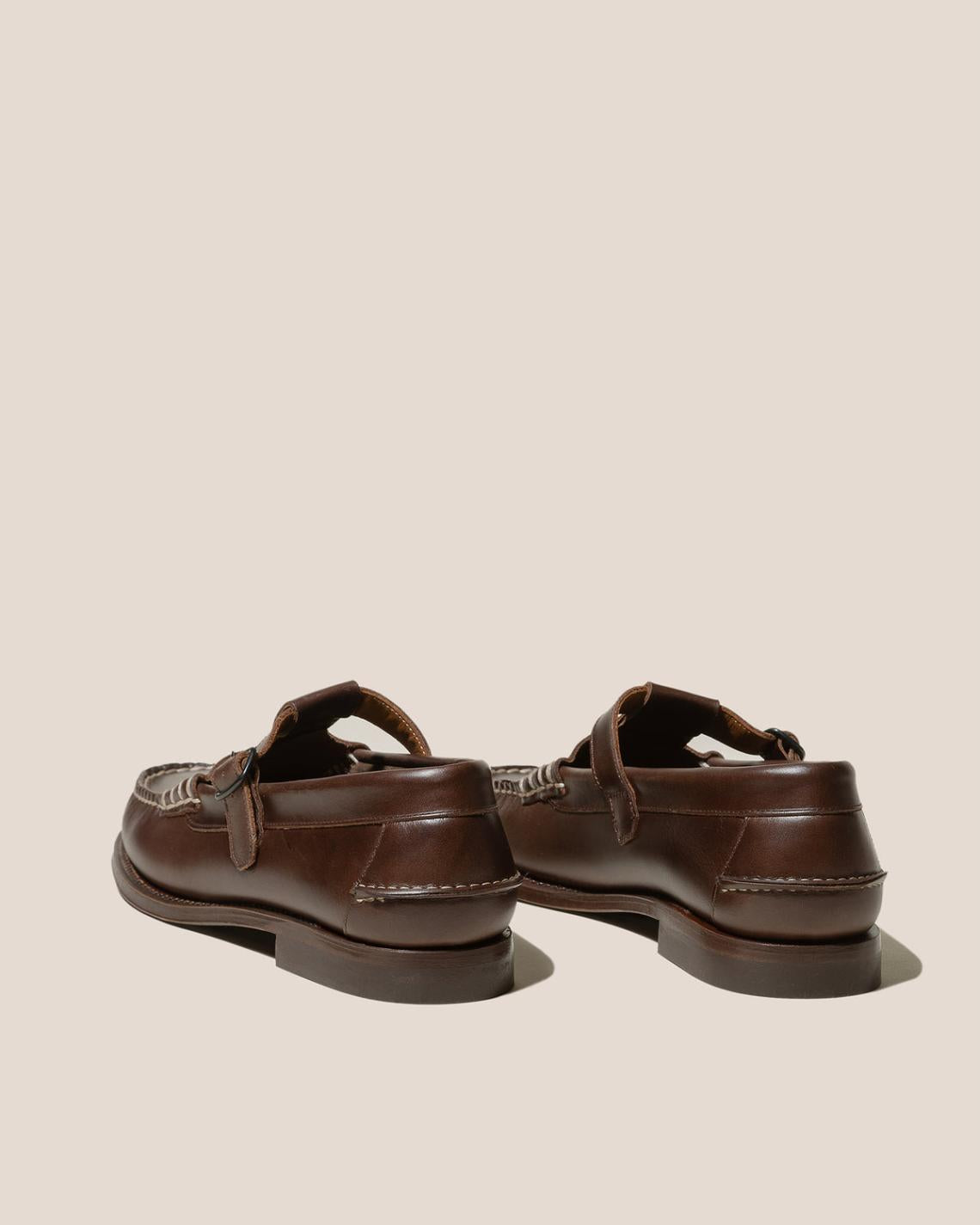 Hereu Loafers | ALBER VEG TAN - T-bar Loafer - Men