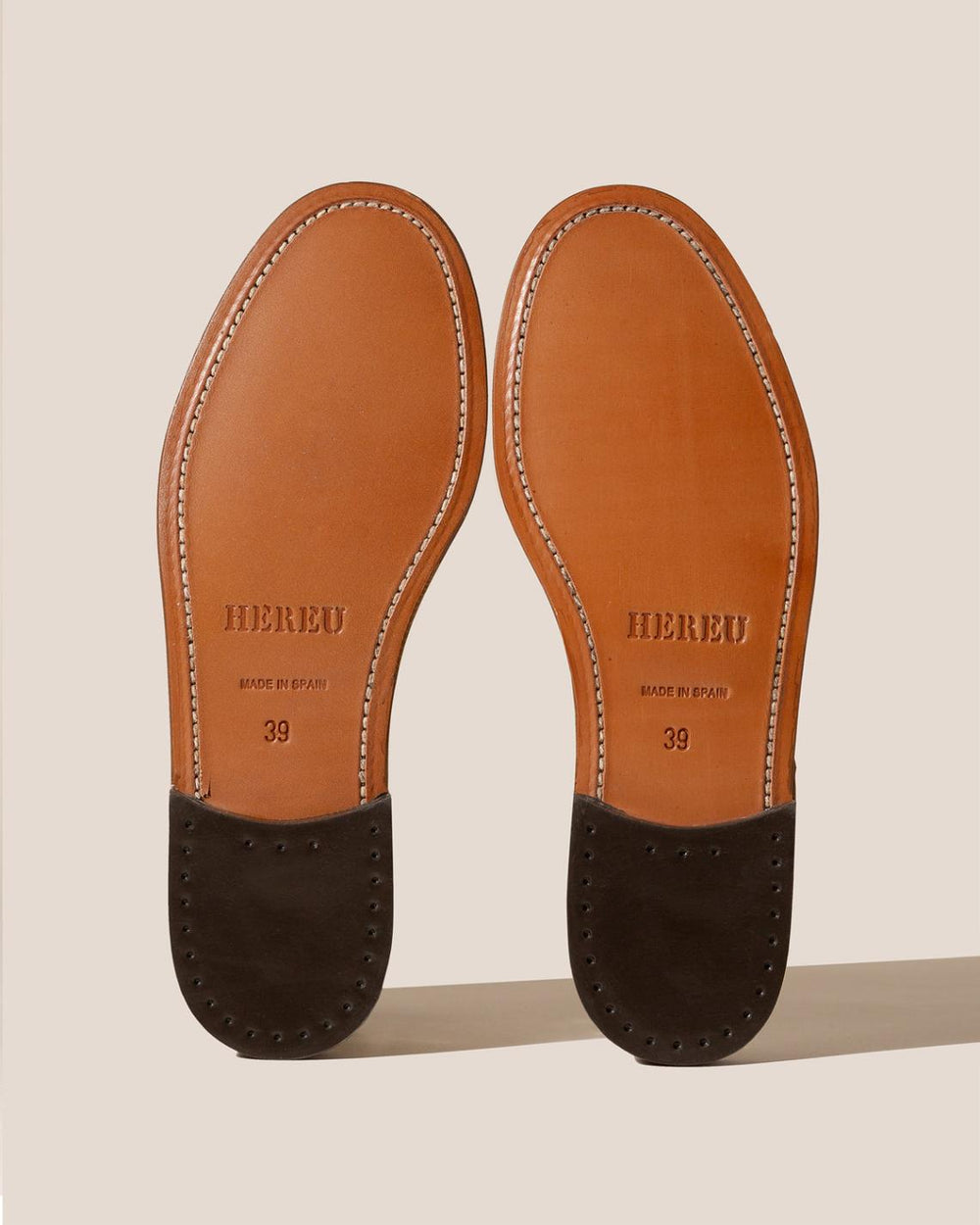 Hereu Loafers | ALBER VEG TAN - T-bar Loafer - Men