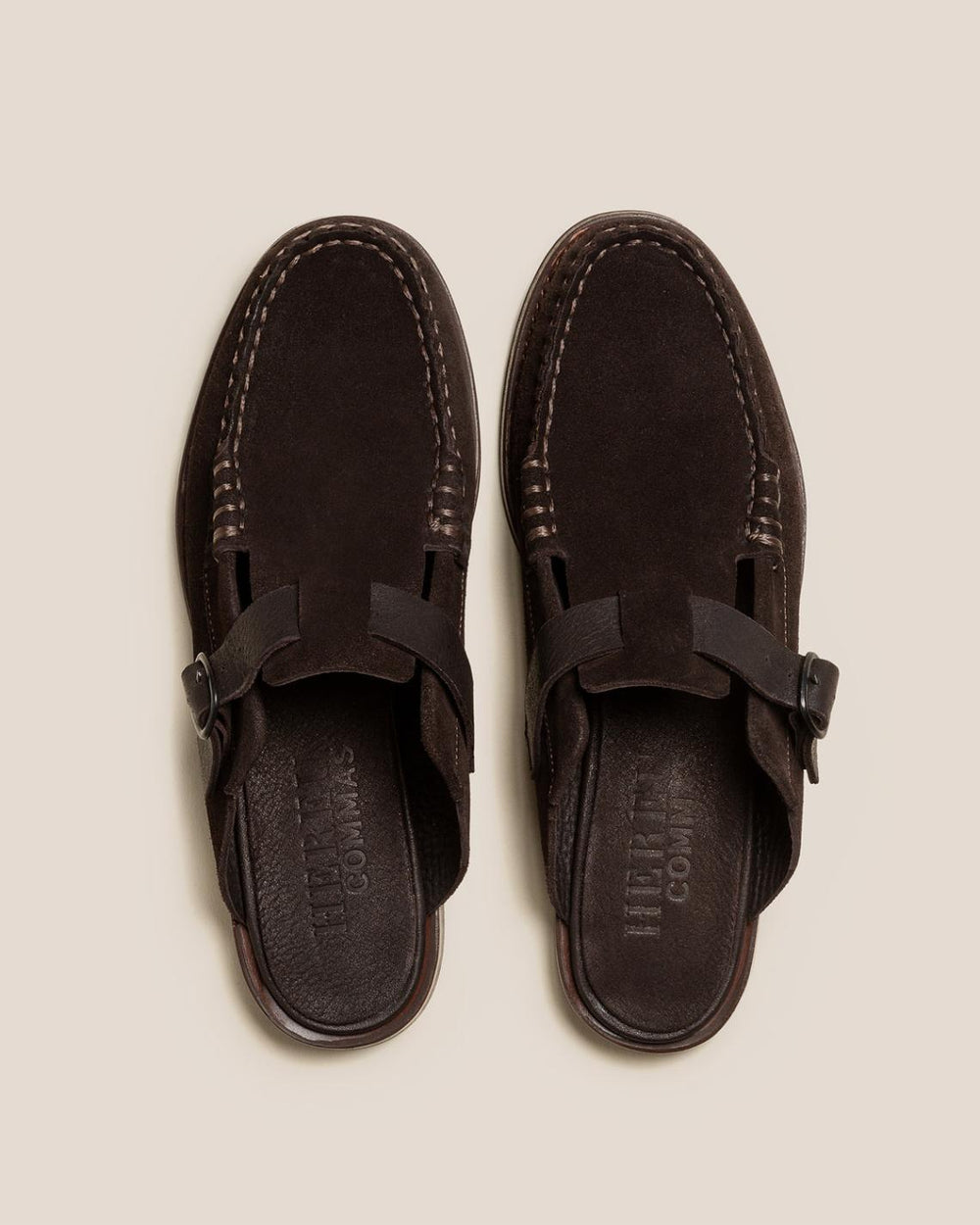 Hereu Loafers | BARRACA - Buckle-strap Mule Loafer - Men