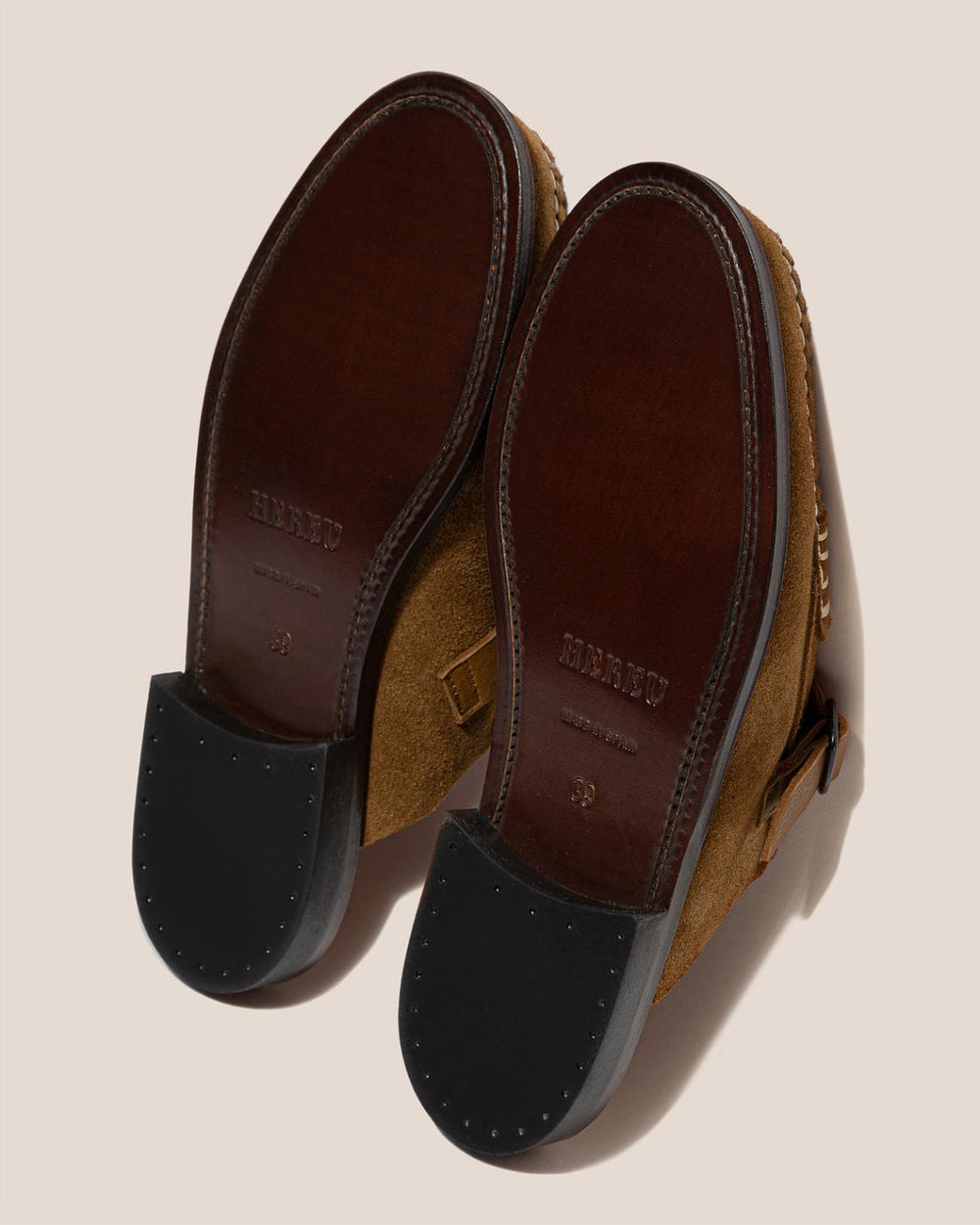 Hereu Loafers | BARRACA - Buckle-strap Mule Loafer - Men