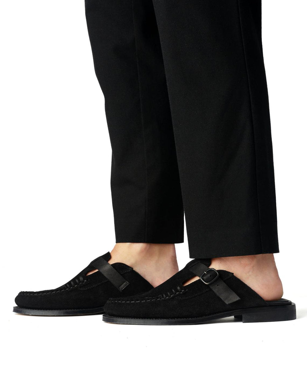 Hereu Loafers | BARRACA - Buckle-strap Mule Loafer - Men