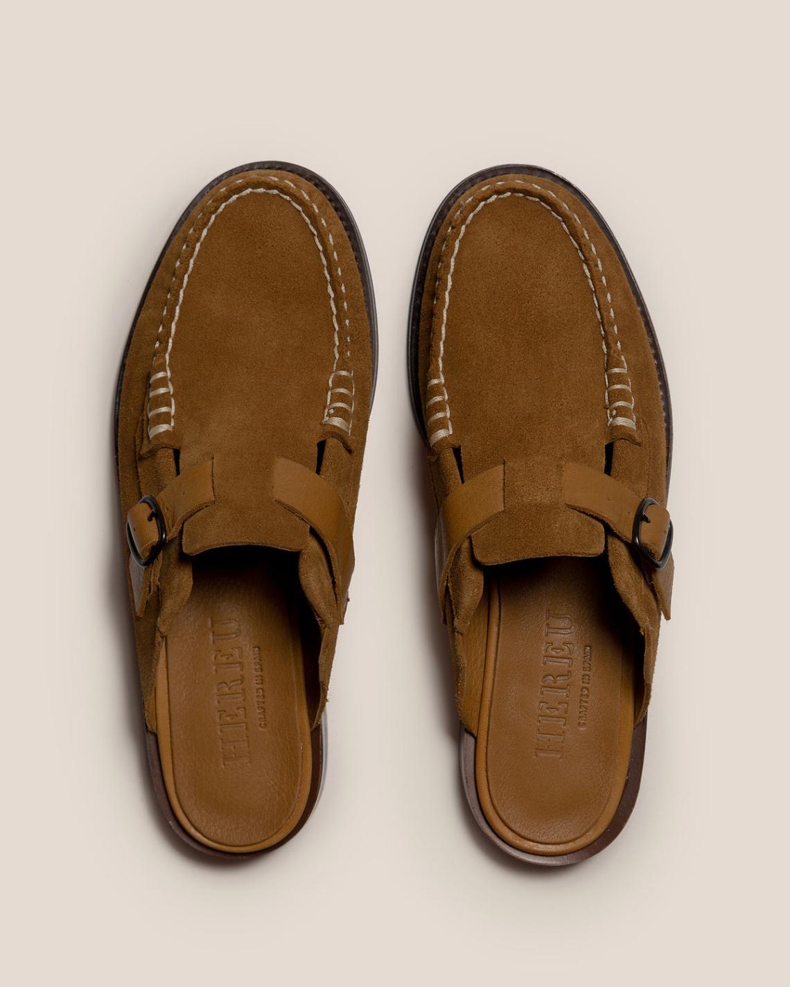 Hereu Loafers | BARRACA - Buckle-strap Mule Loafer - Women