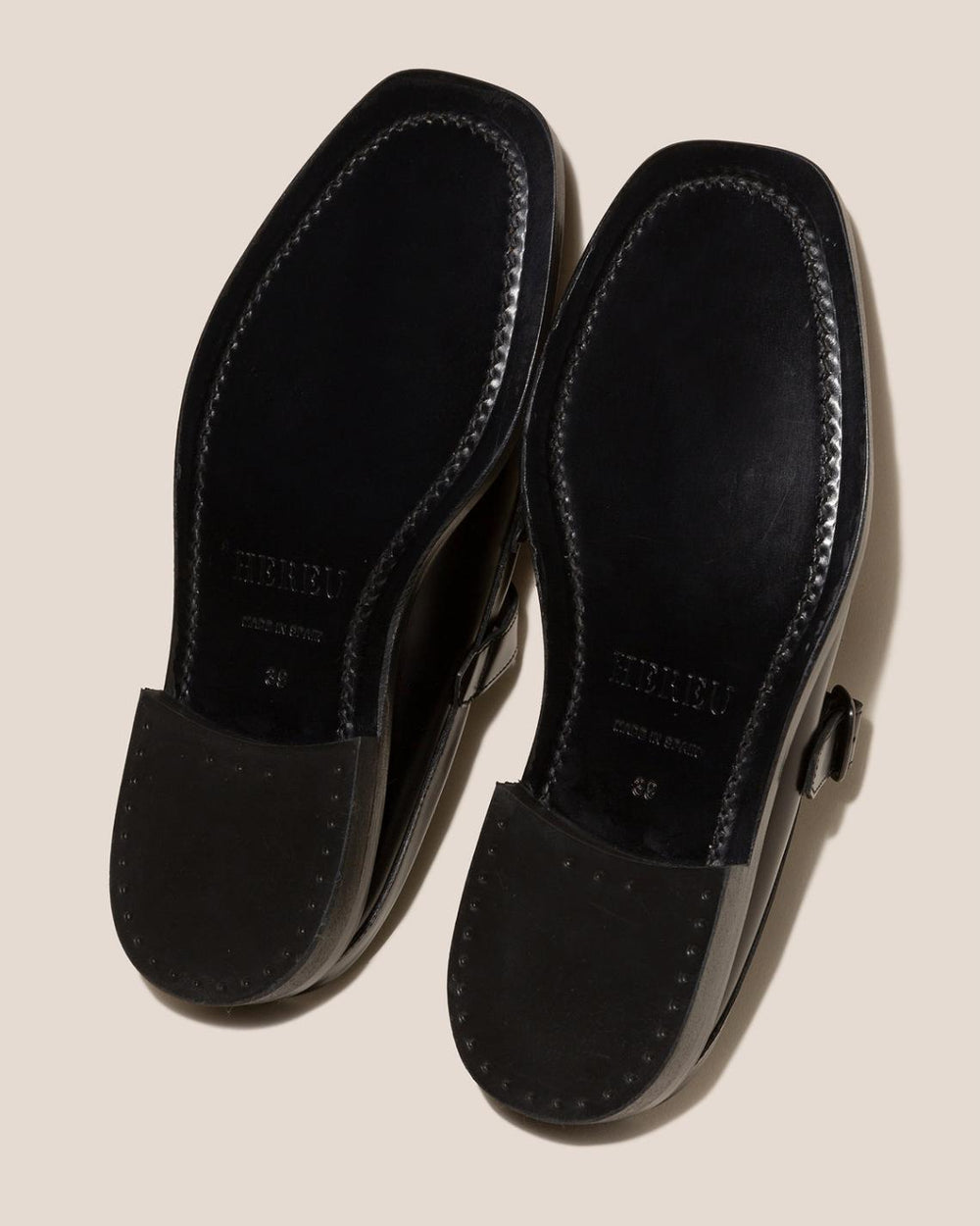 Hereu Loafers | BONELL - Woven T-bar Mule Loafer - Women