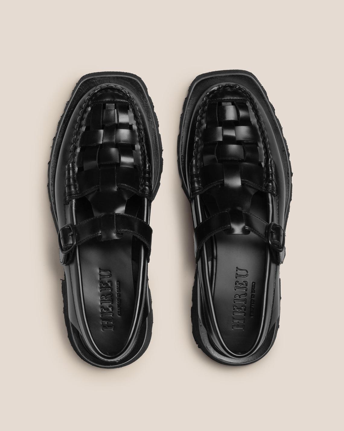 Hereu Loafers | CRANC SPORT - Tread Sole Slingback Loafer - Men