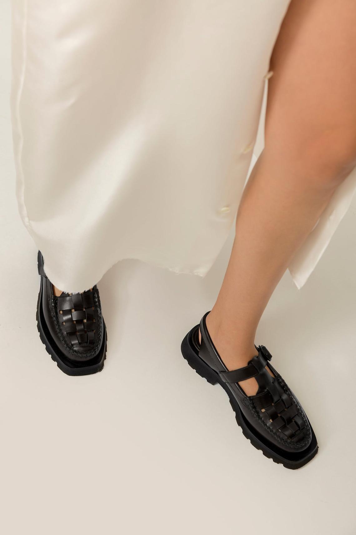 Hereu Loafers | CRANC SPORT - Tread Sole Slingback Loafer - Women