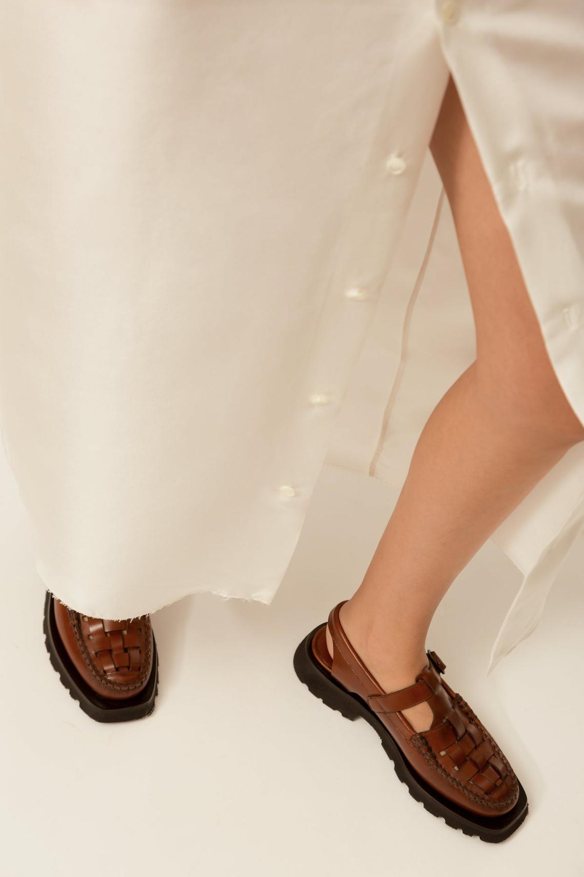 Hereu Loafers | CRANC SPORT - Tread Sole Slingback Loafer - Women