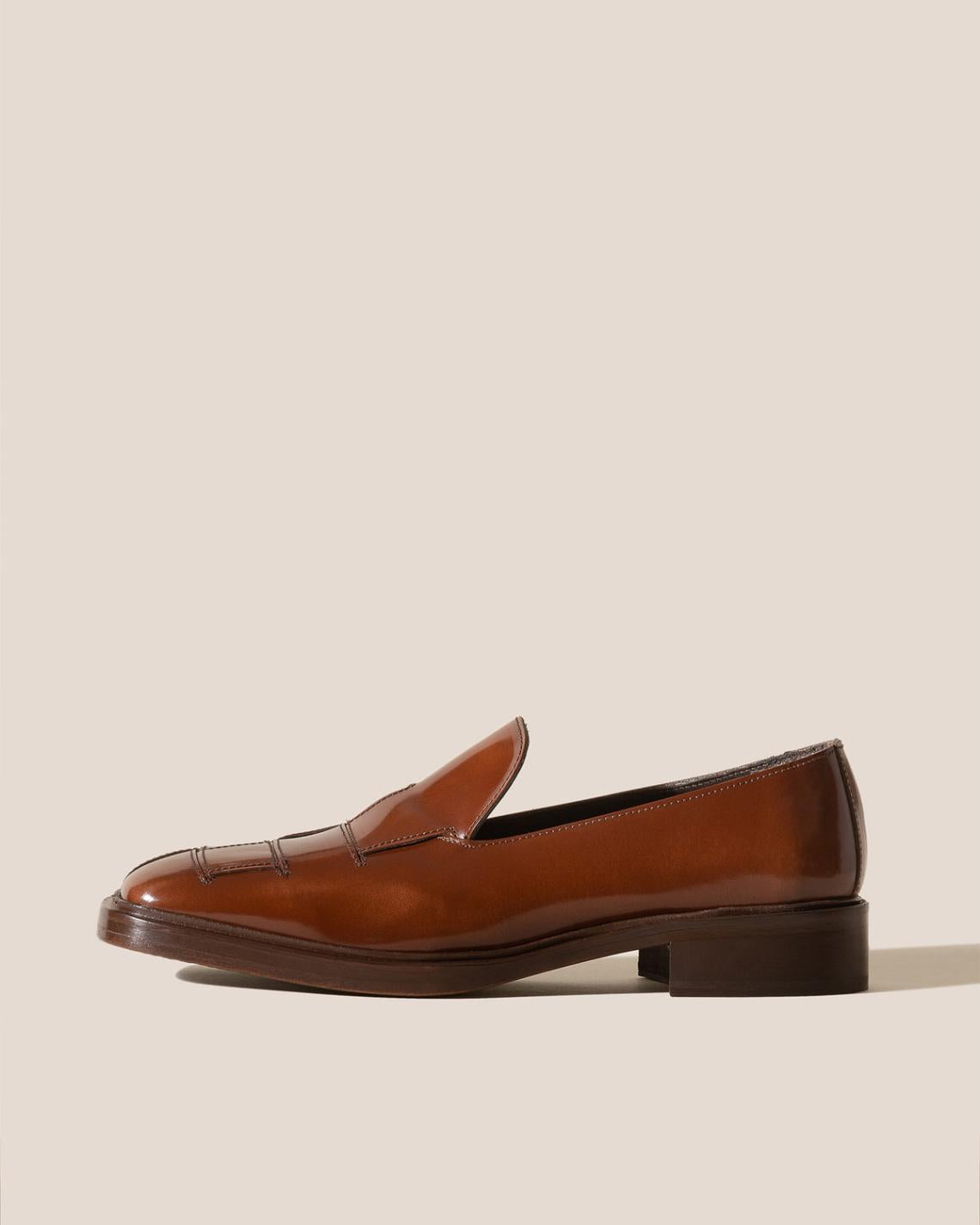 Hereu Loafers | GUERA POLISHED - Interwoven Slip-On Loafer - Men