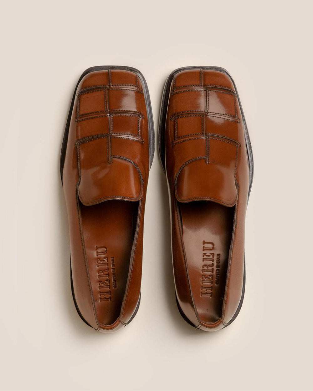 Hereu Loafers | GUERA POLISHED - Interwoven Slip-On Loafer - Women