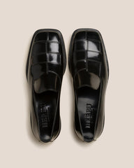 Hereu Loafers | GUERA POLISHED - Interwoven Slip-On Loafer - Women