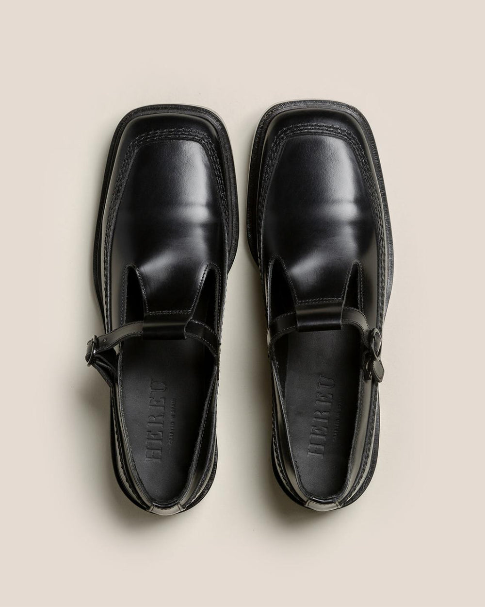 Hereu Loafers | LLUISA POLISHED - T-bar Loafer - Women