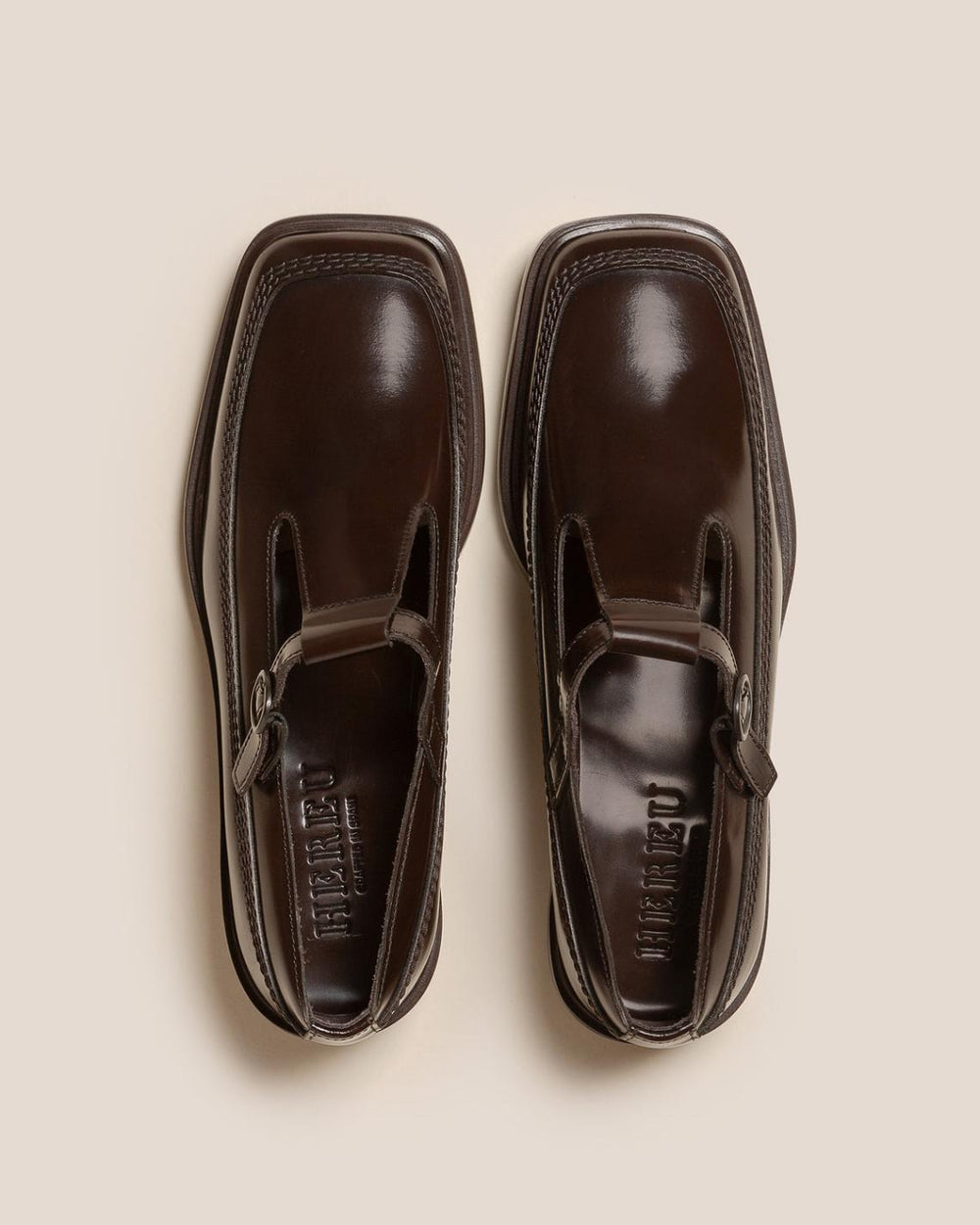 Hereu Loafers | LLUISA POLISHED - T-bar Loafer - Women