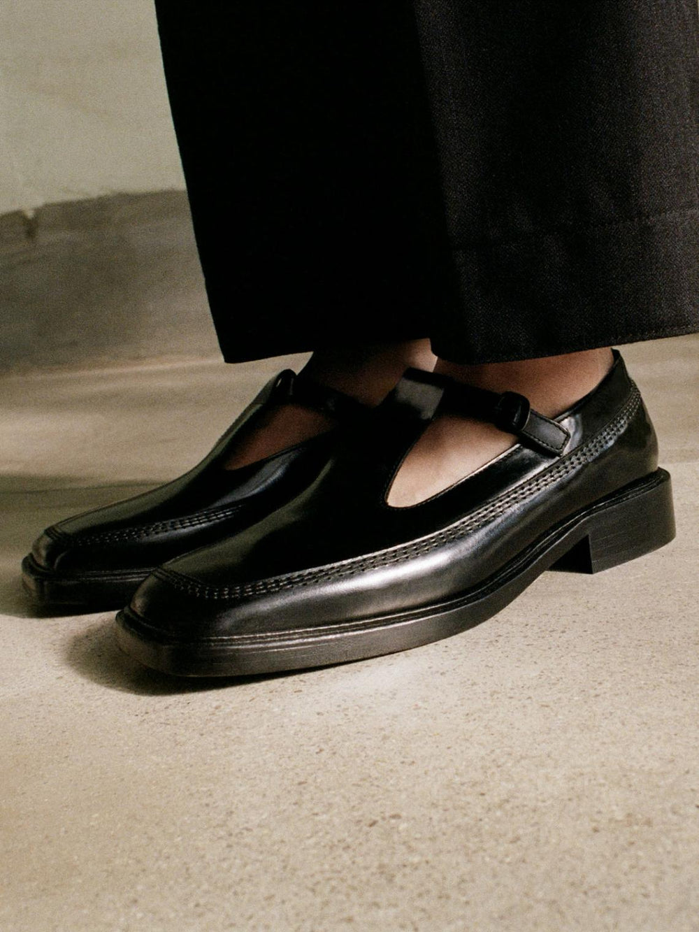 Hereu Loafers | LLUISA POLISHED - T-bar Loafer - Women