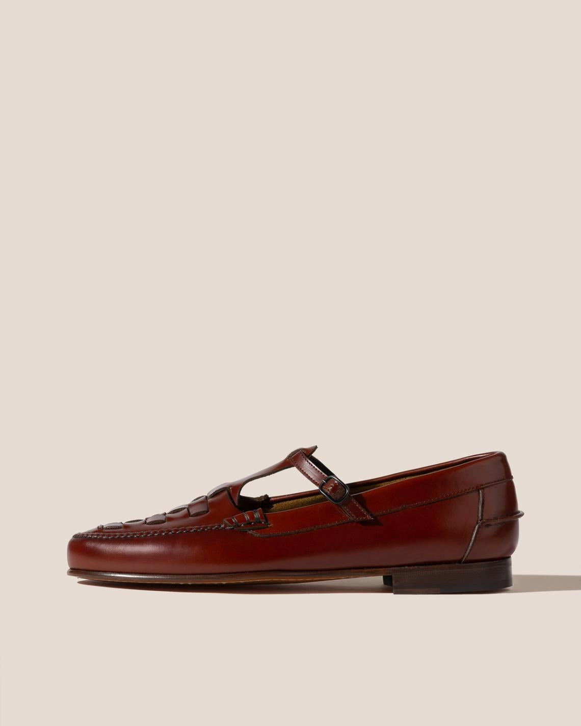 Hereu Loafers | MAQUEDA - Interwoven T-bar Loafer - Men