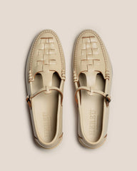 Hereu Loafers | MAQUEDA - Interwoven T-bar Loafer - Women