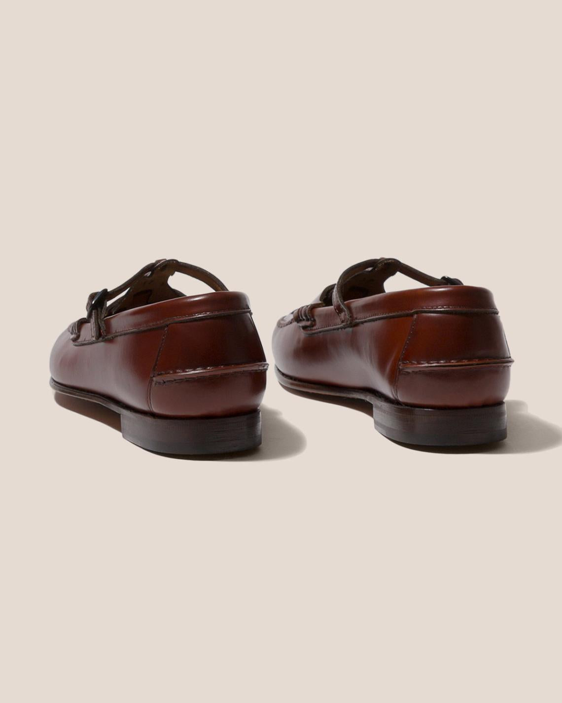 Hereu Loafers | MAQUEDA - Interwoven T-bar Loafer - Women