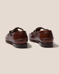 Hereu Loafers | MAQUEDA - Interwoven T-bar Loafer - Women