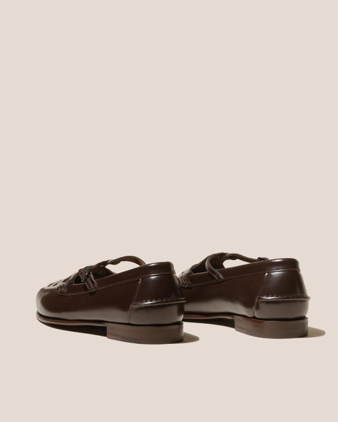 Hereu Loafers | MAQUEDA - Interwoven T-bar Loafer - Women
