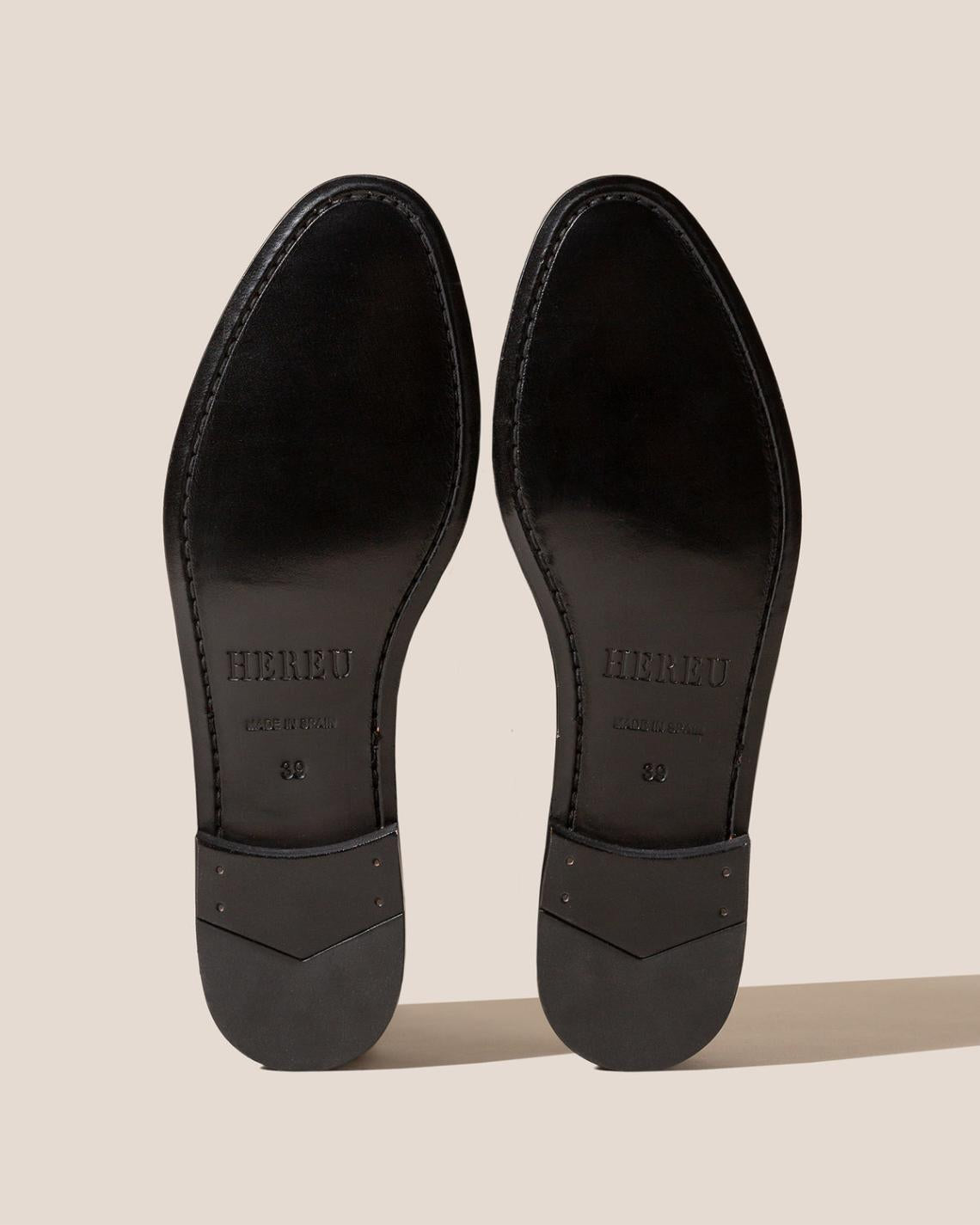 Hereu Loafers | MAQUEDA - Interwoven T-bar Loafer - Women