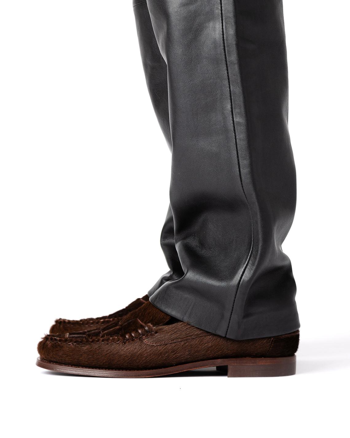 Hereu Loafers | NOMBELA CALF HAIR - Interwoven Detail Slip-on Loafer - Men
