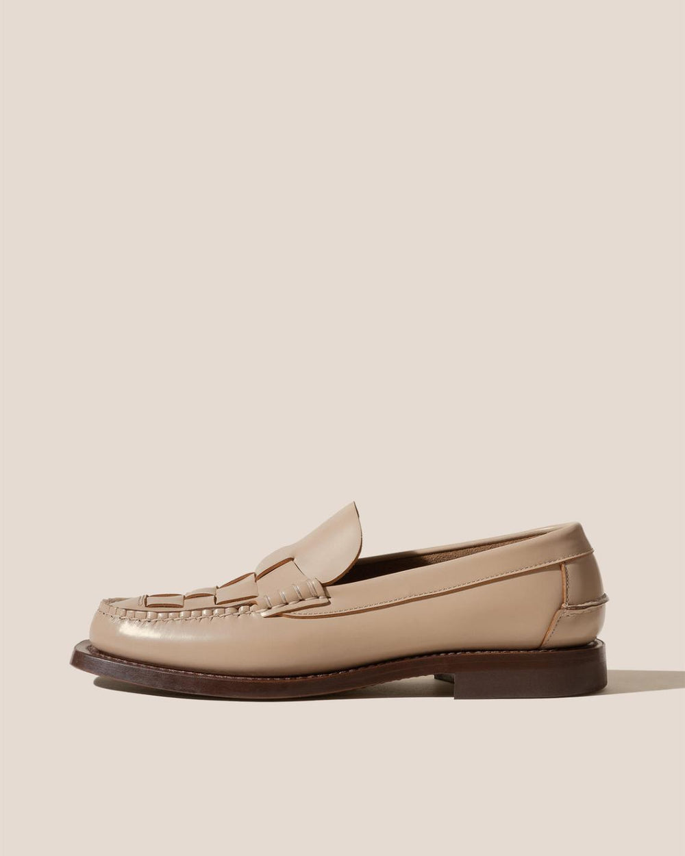 Hereu Loafers | NOMBELA - Interwoven Detail Slip-on Loafer - Women
