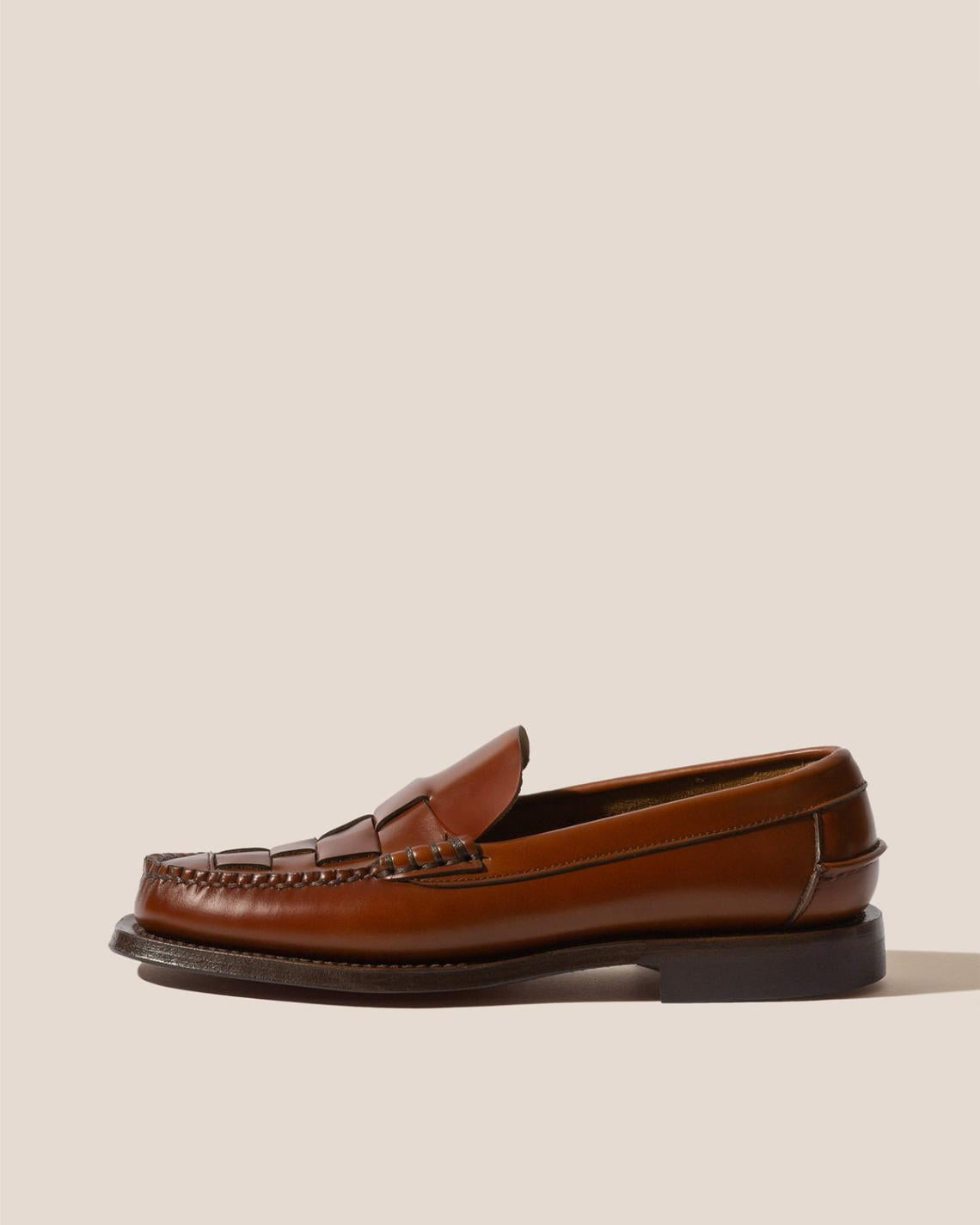 Hereu Loafers | NOMBELA - Interwoven Detail Slip-on Loafer - Women
