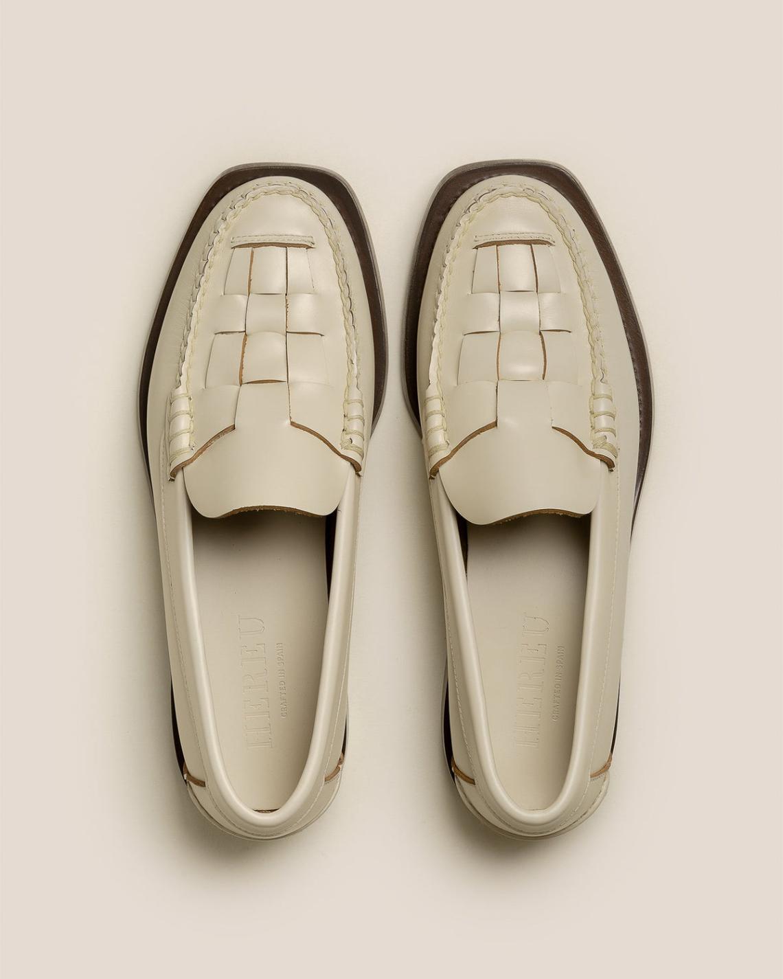Hereu Loafers | NOMBELA - Interwoven Detail Slip-on Loafer - Women