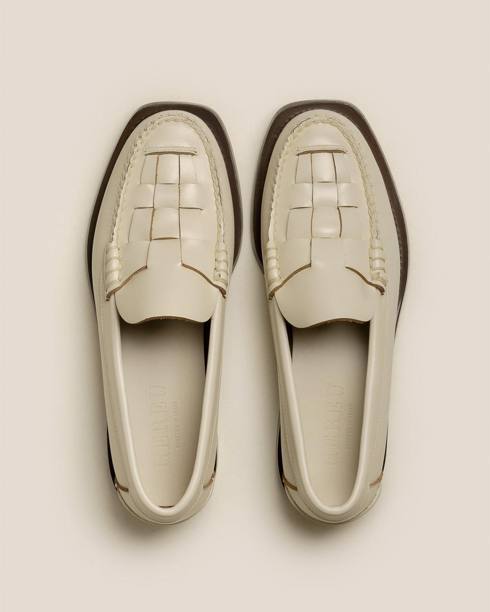 Hereu Loafers | NOMBELA - Interwoven Detail Slip-on Loafer - Women