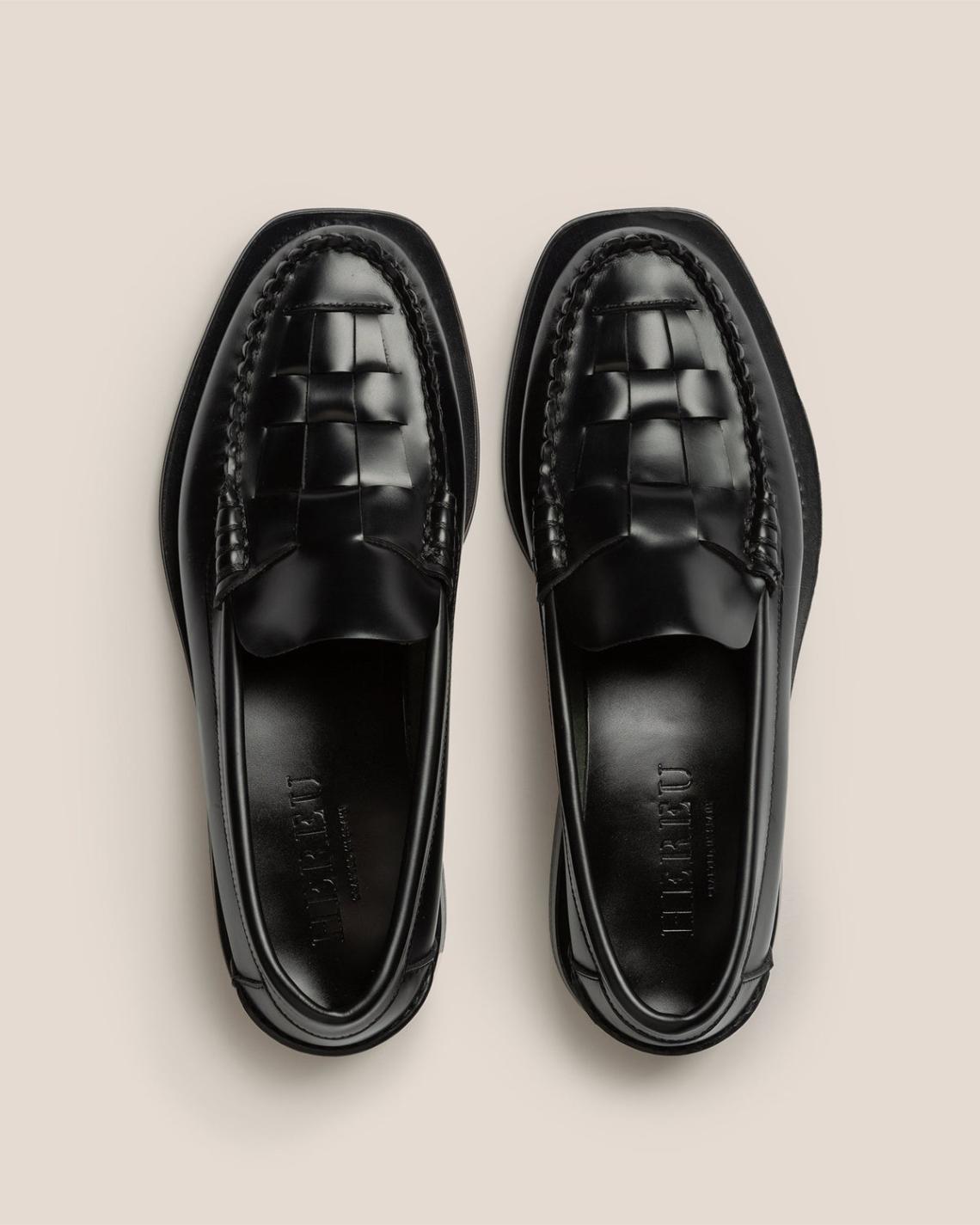 Hereu Loafers | NOMBELA - Interwoven Detail Slip-on Loafer - Women