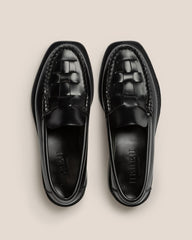 Hereu Loafers | NOMBELA - Interwoven Detail Slip-on Loafer - Women