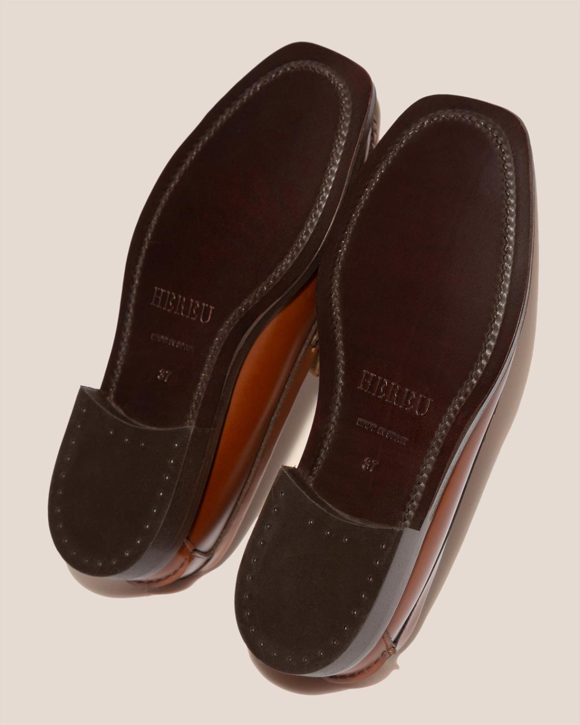 Hereu Loafers | NOMBELA - Interwoven Detail Slip-on Loafer - Women