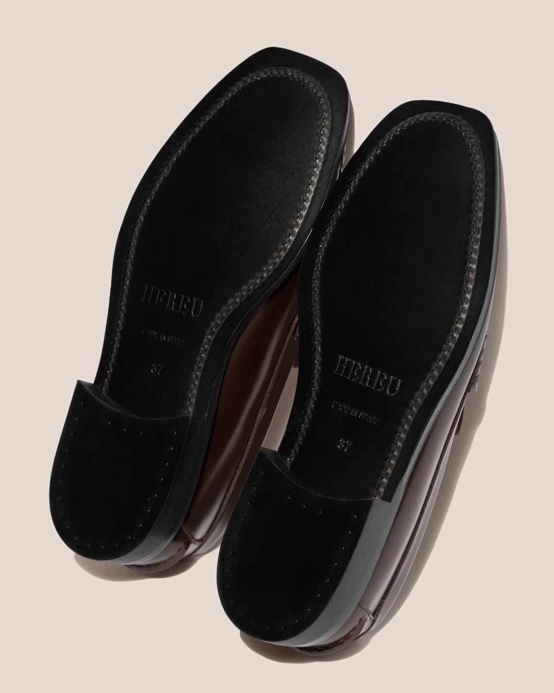 Hereu Loafers | NOMBELA - Interwoven Detail Slip-on Loafer - Women