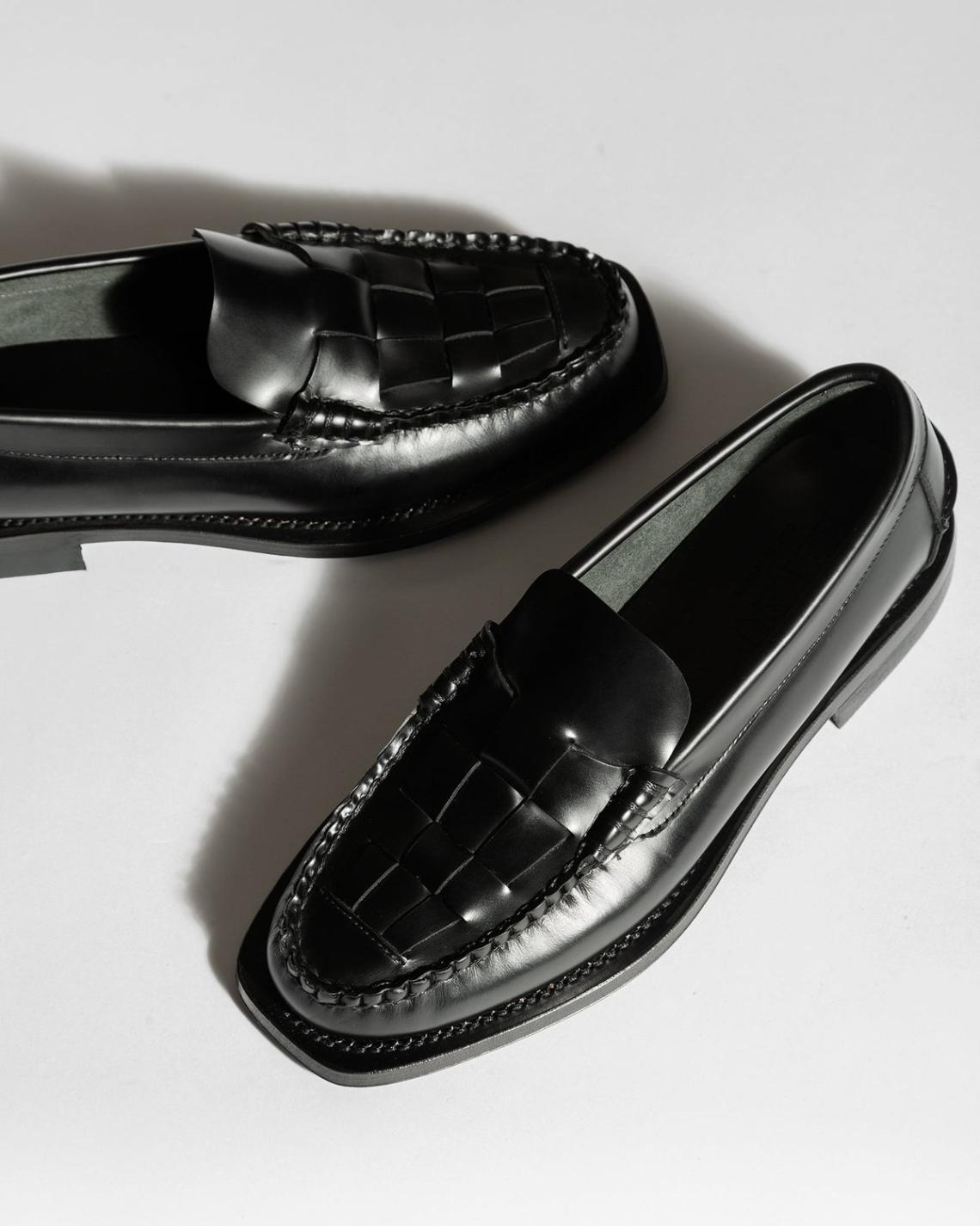 Hereu Loafers | NOMBELA - Interwoven Detail Slip-on Loafer - Women