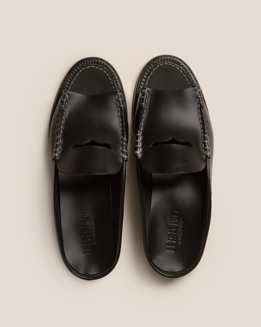 Hereu Loafers | OBERT VEG TAN - Mule Loafer - Men