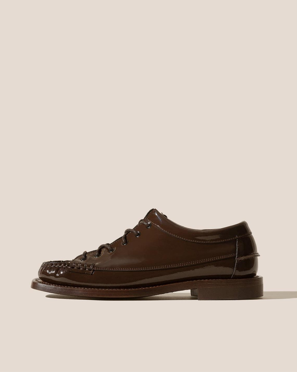 Hereu Loafers | PRIEGO SQUARED GLOSSY - Lace Up Moccasin - Women