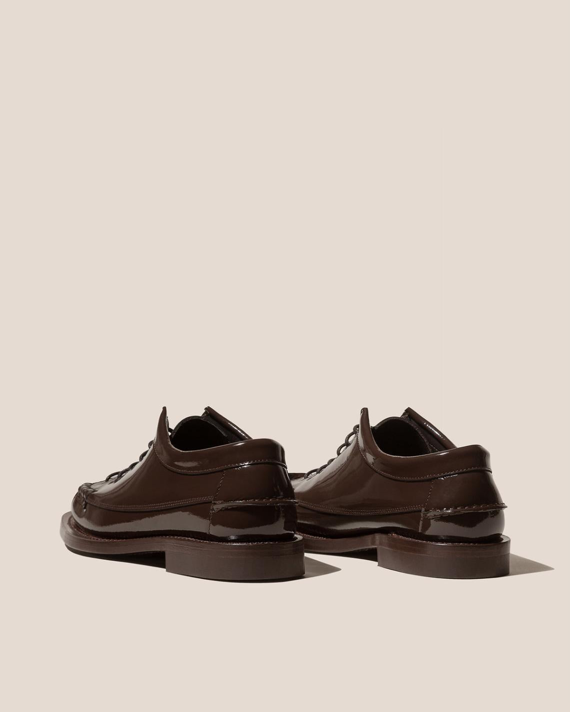 Hereu Loafers | PRIEGO SQUARED GLOSSY - Lace Up Moccasin - Women