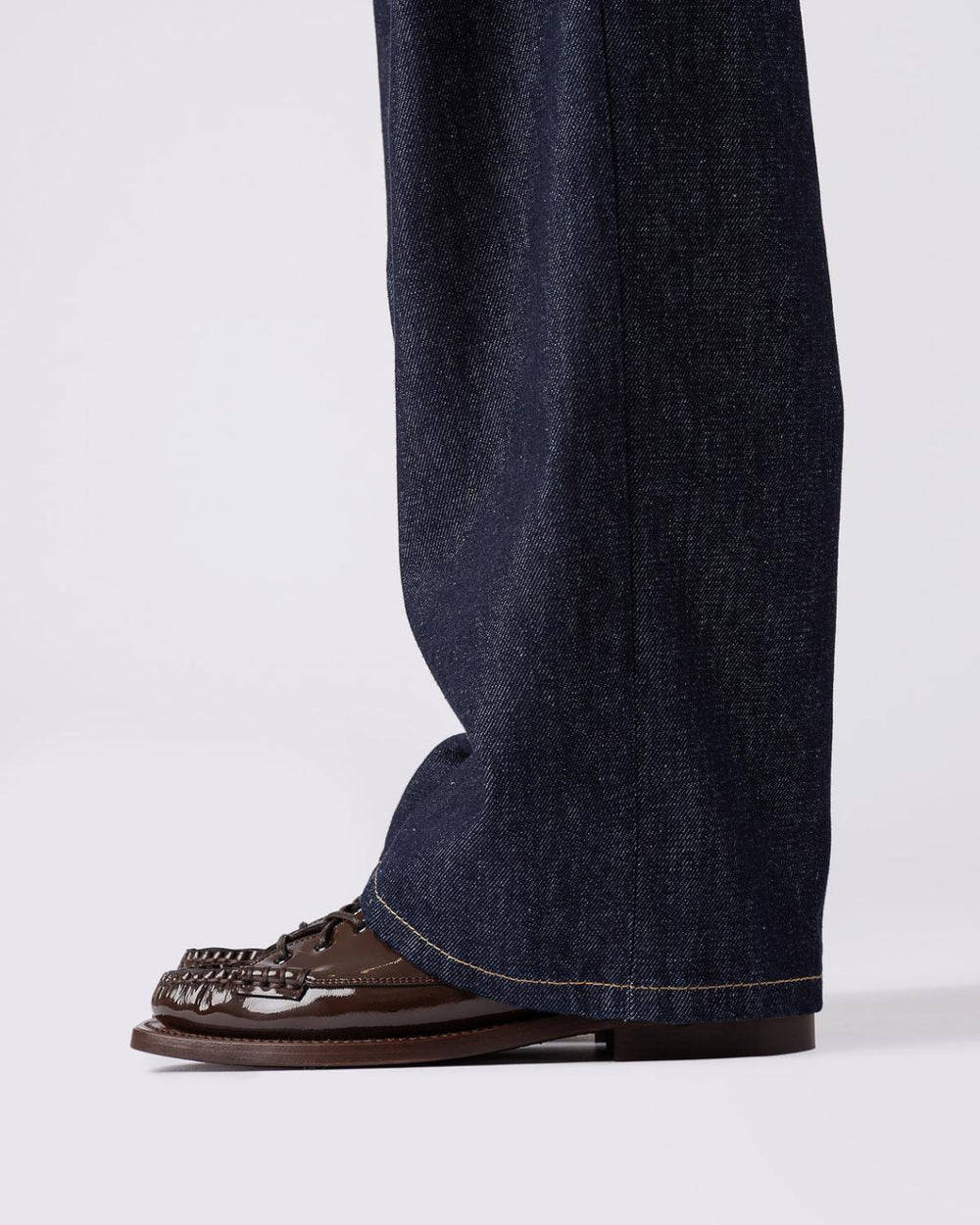 Hereu Loafers | PRIEGO SQUARED GLOSSY - Lace Up Moccasin - Women