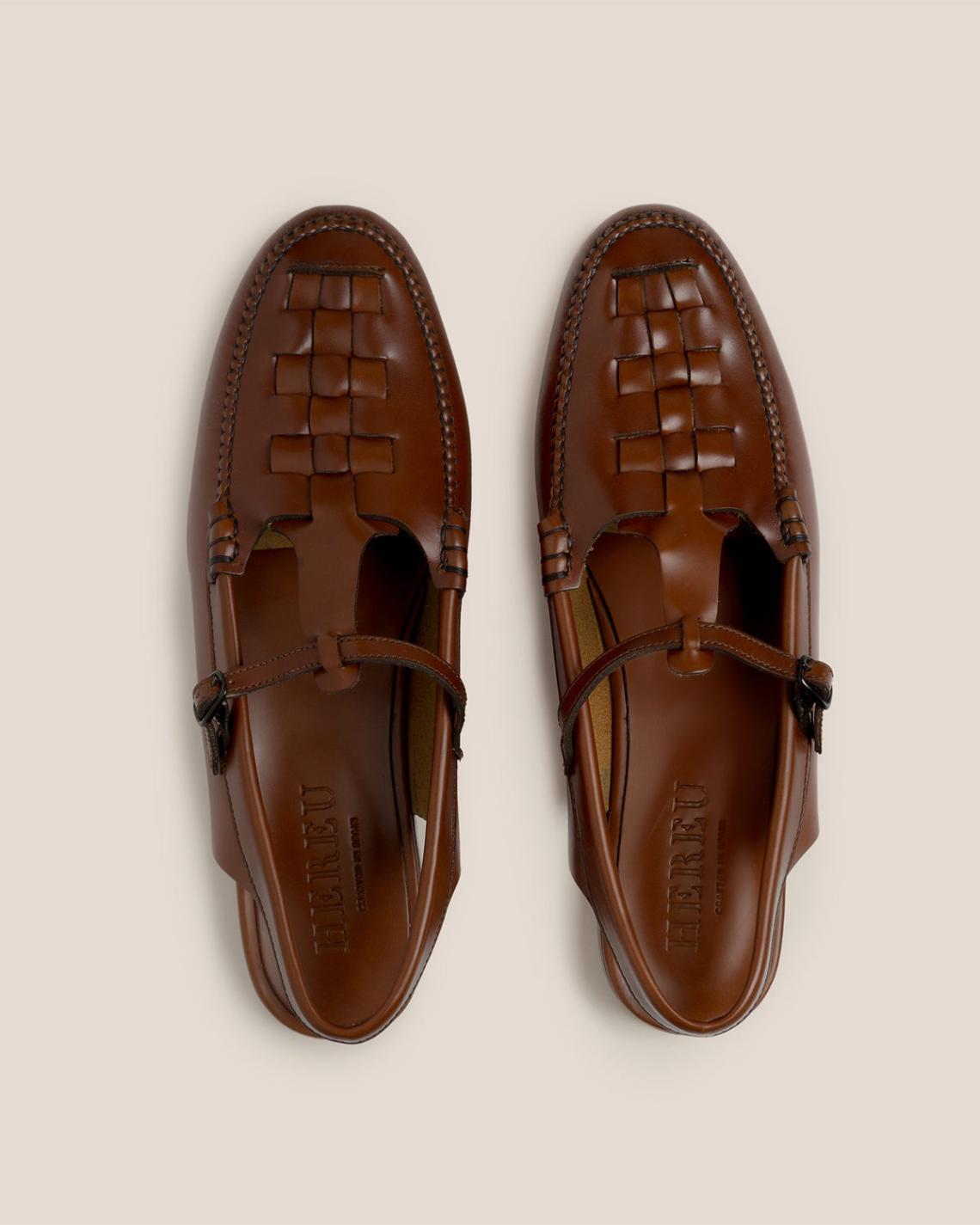 Hereu Loafers | ROQUETA - Slingback T-bar Loafer - Women