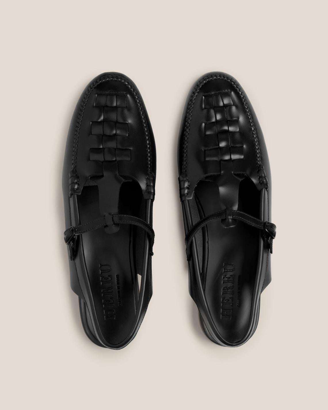 Hereu Loafers | ROQUETA - Slingback T-bar Loafer - Women